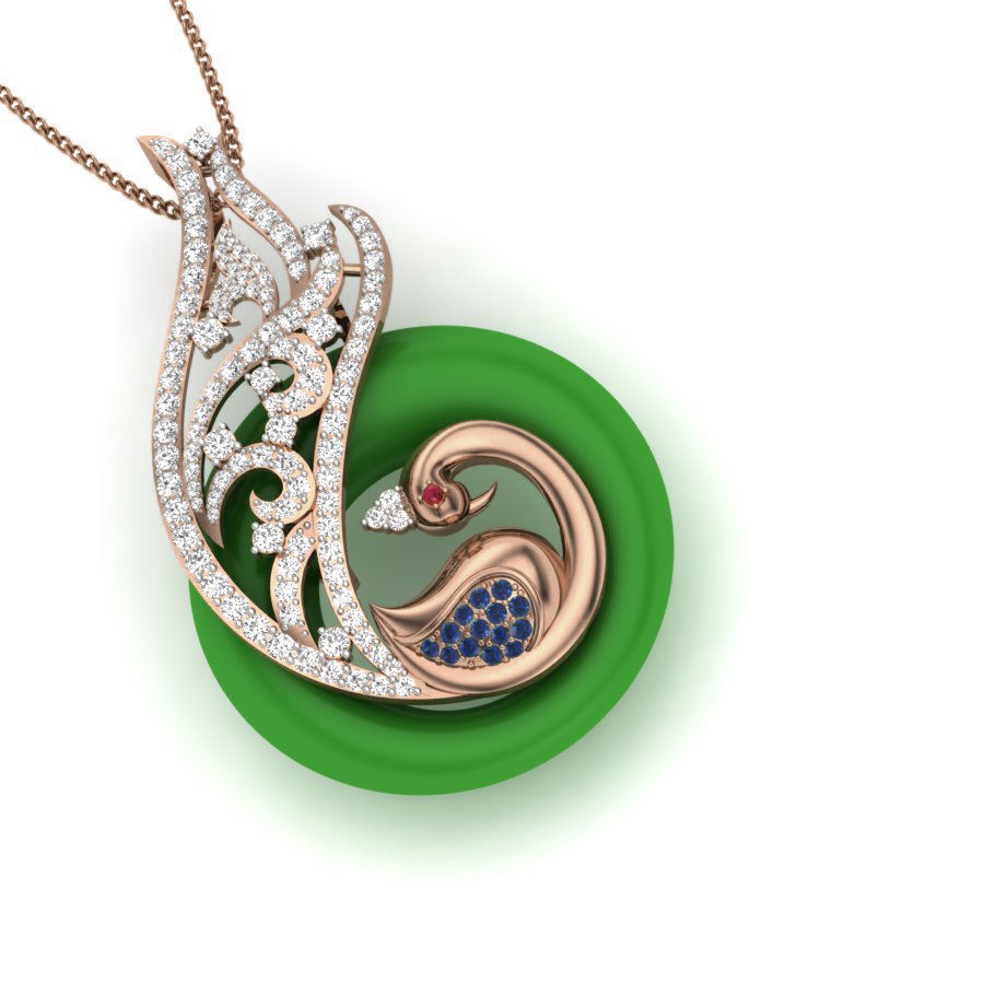 Diamond Cocktail Pendant renders 3dm details 3D print model_8