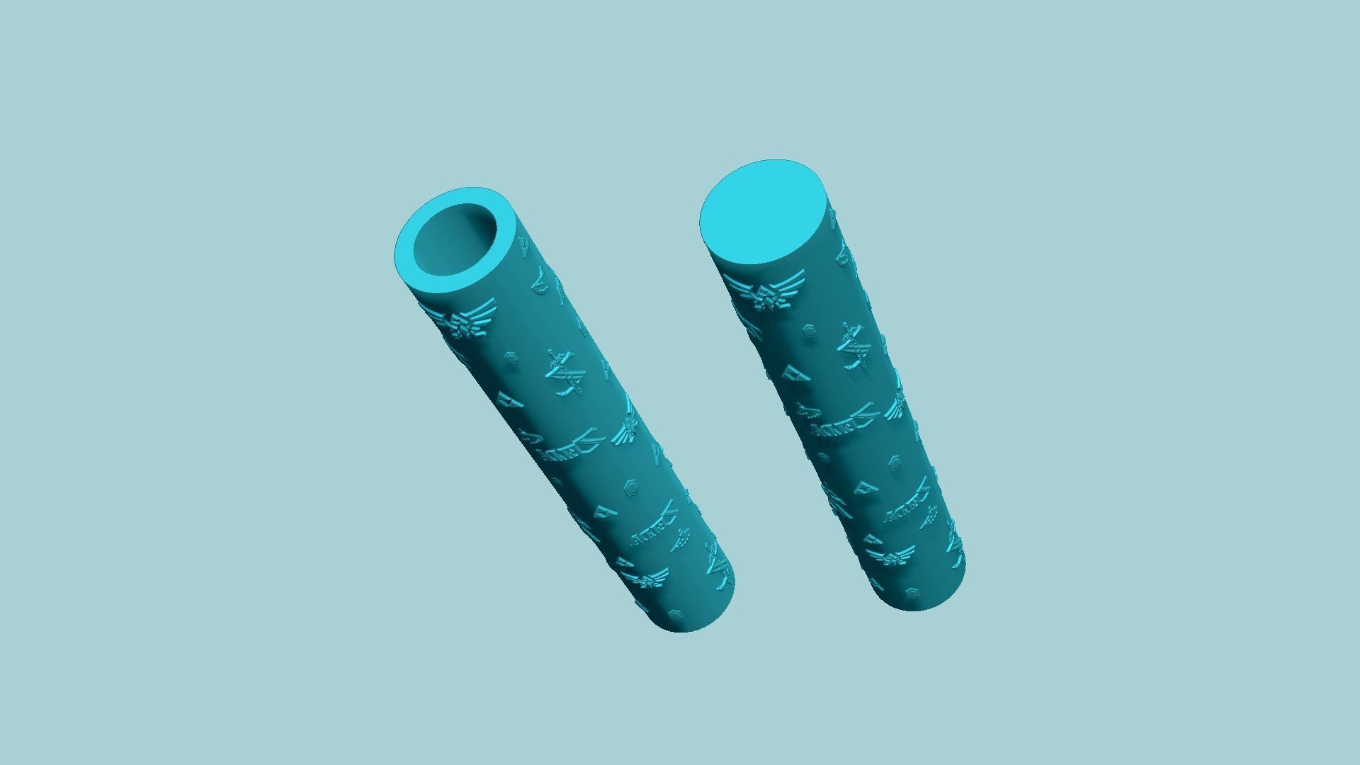 Texture Roll 58 Zelda Positive - Fondant Decoration Maker 3D print model_5