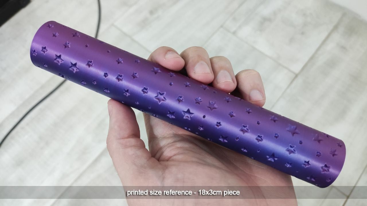 Texture Roll 58 Zelda Positive - Fondant Decoration Maker 3D print model_12