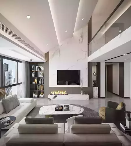 of duplex room living