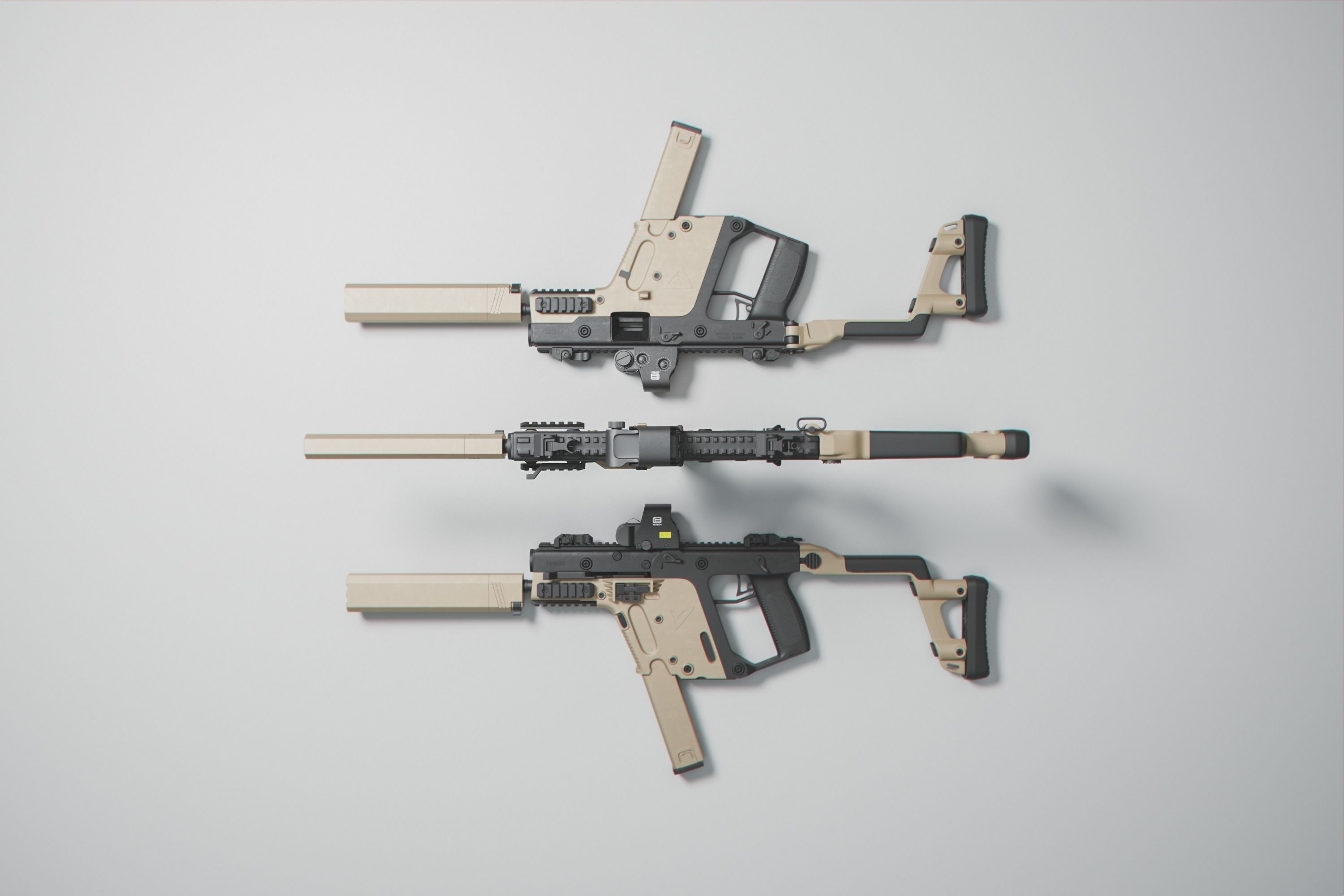 KRISS Vector - Rifle 3D model_6