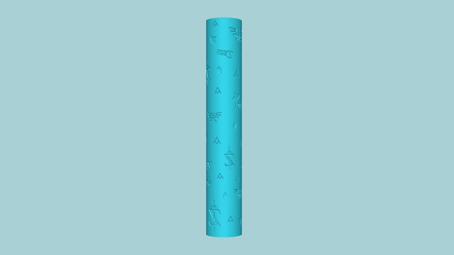 Texture Roll 59 - Zelda Negative - Fondant Decoration Maker 3D print model_1