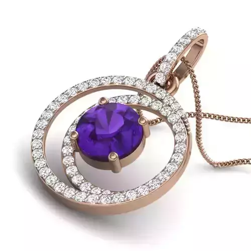 Diamond Pendant renders 3dm details