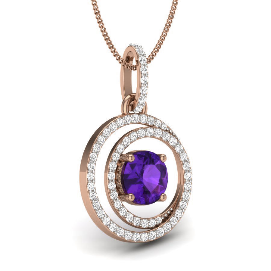 Diamond Pendant renders 3dm details 3D print model_6