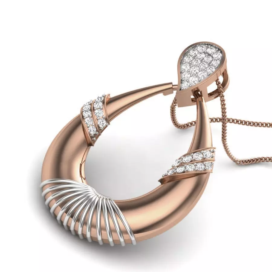 Diamond Pendant renders 3dm details 3D print model