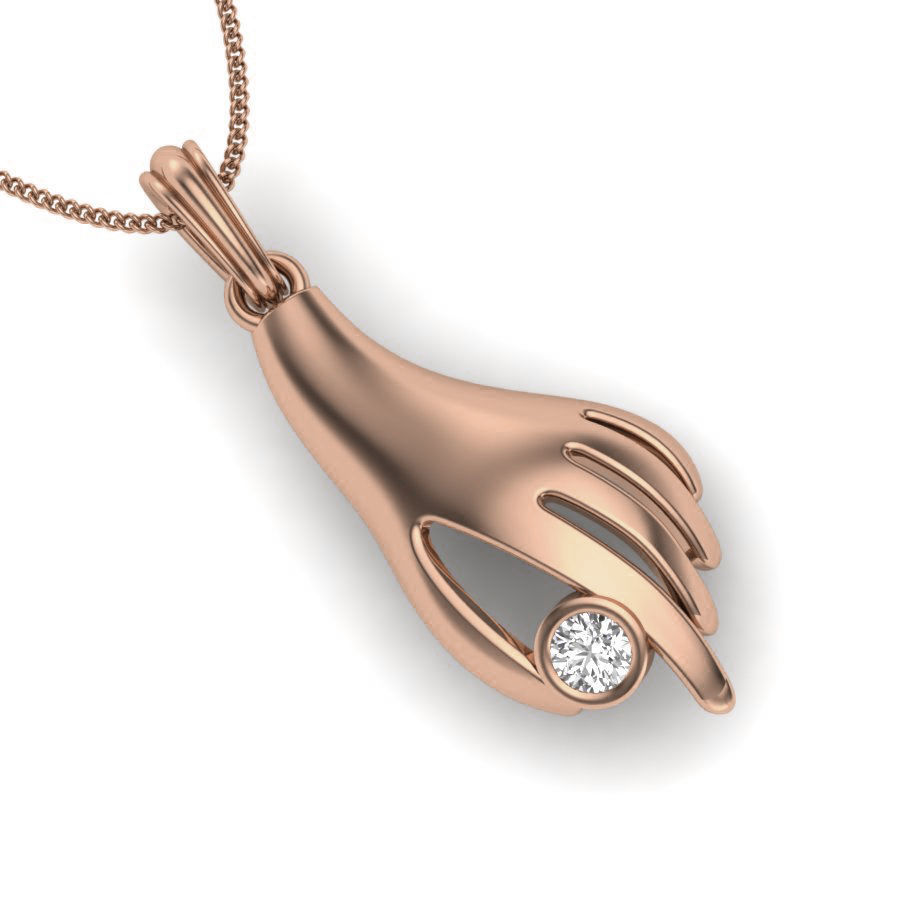 Diamond Pendant renders 3dm details 3D print model_7