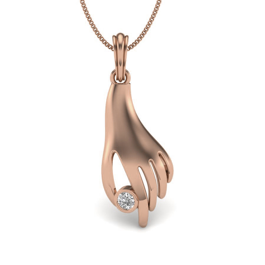 Diamond Pendant renders 3dm details 3D print model_15