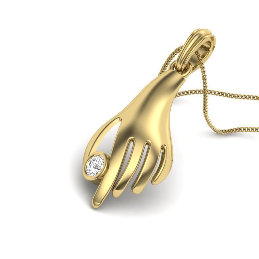 Diamond Pendant renders 3dm details 3D print model_1