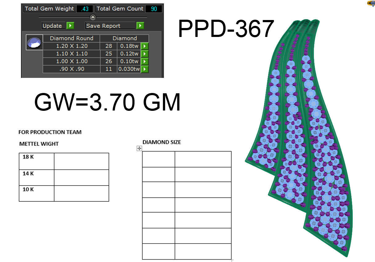 Diamond Pendant renders 3dm details 3D print model_16