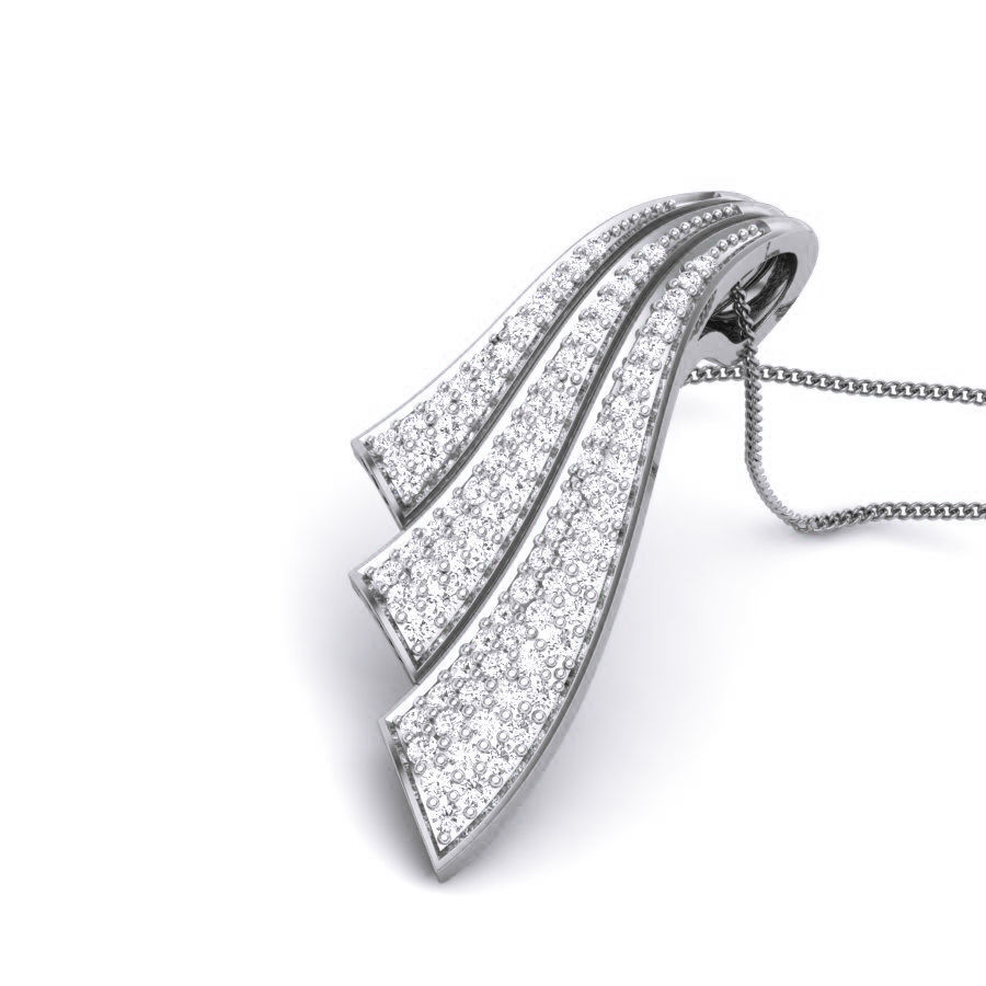 Diamond Pendant renders 3dm details 3D print model_2