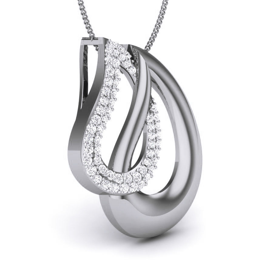 Diamond Pendant renders 3dm details 3D print model_5