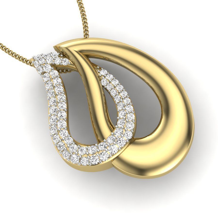 Diamond Pendant renders 3dm details 3D print model_7