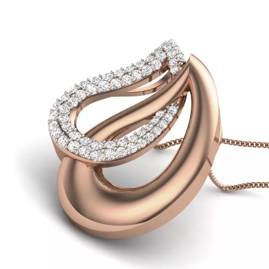 Diamond Pendant renders 3dm details 3D print model_0