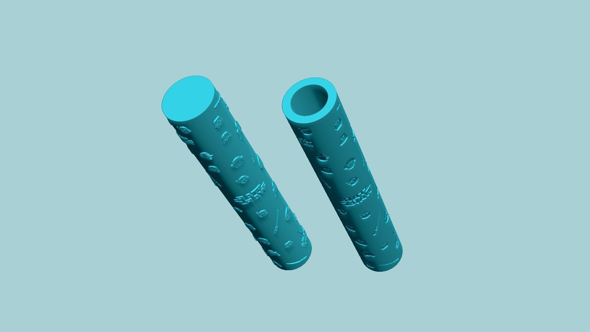 Texture Roll 60 - Star Wars Negative - Fondant Decoration Maker 3D print model_5