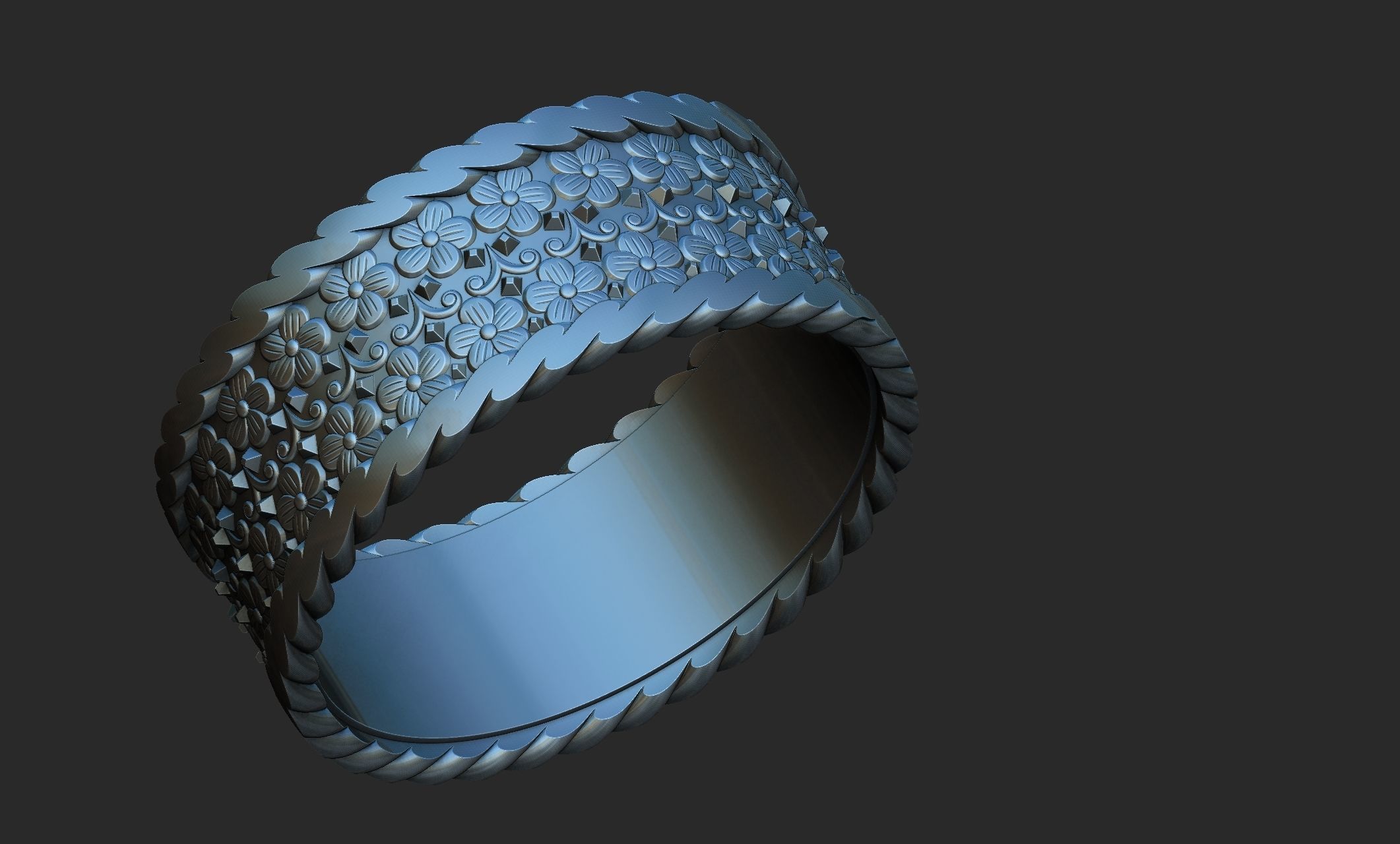 fantasy ring 3 3D print model_5
