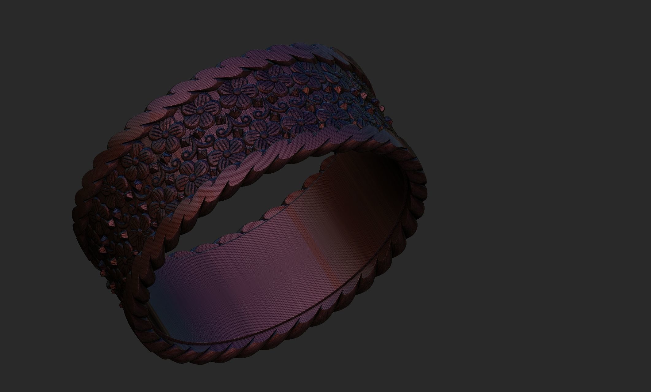fantasy ring 3 3D print model_1