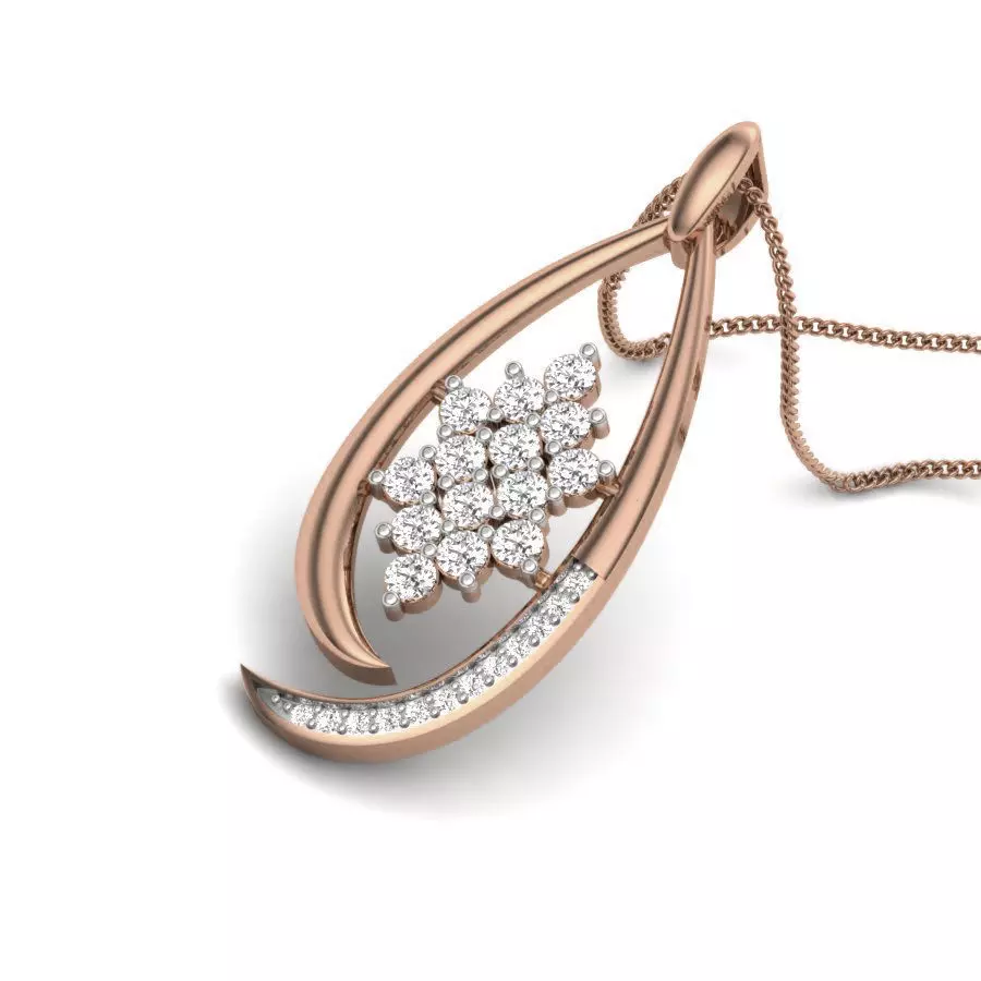 Diamond Pendant renders 3dm details 3D print model_0