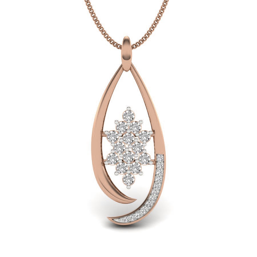 Diamond Pendant renders 3dm details 3D print model_15