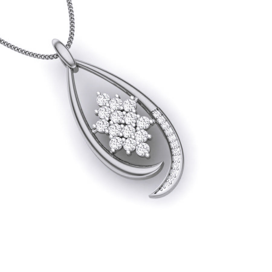 Diamond Pendant renders 3dm details 3D print model_8