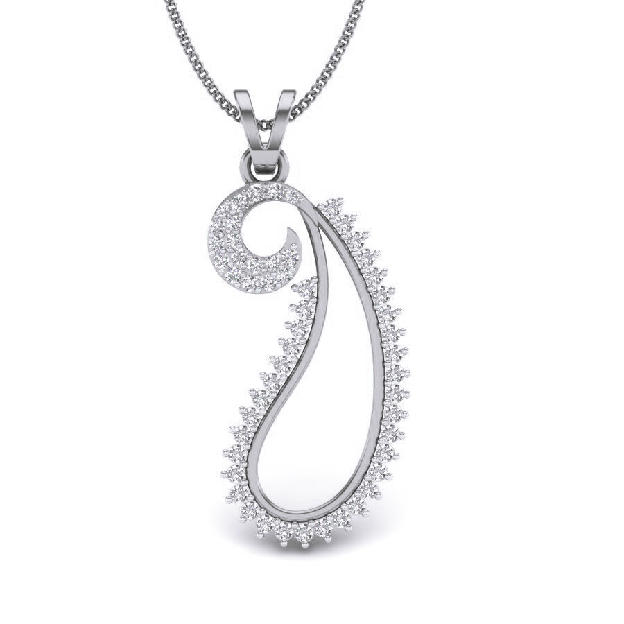 Diamond Pendant renders 3dm details 3D print model_14