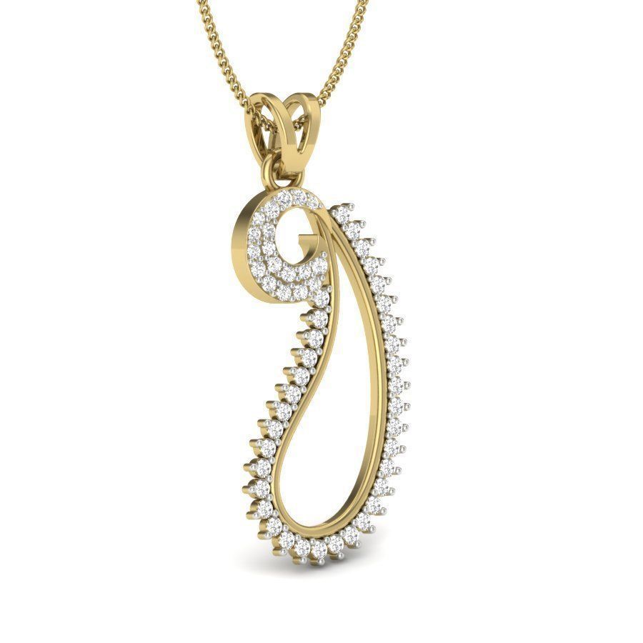 Diamond Pendant renders 3dm details 3D print model_4