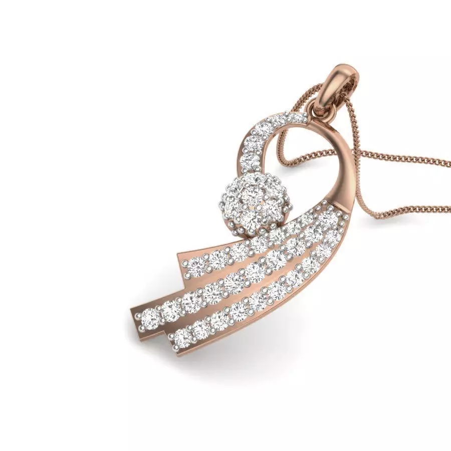 Diamond Pendant renders 3dm details 3D print model_0