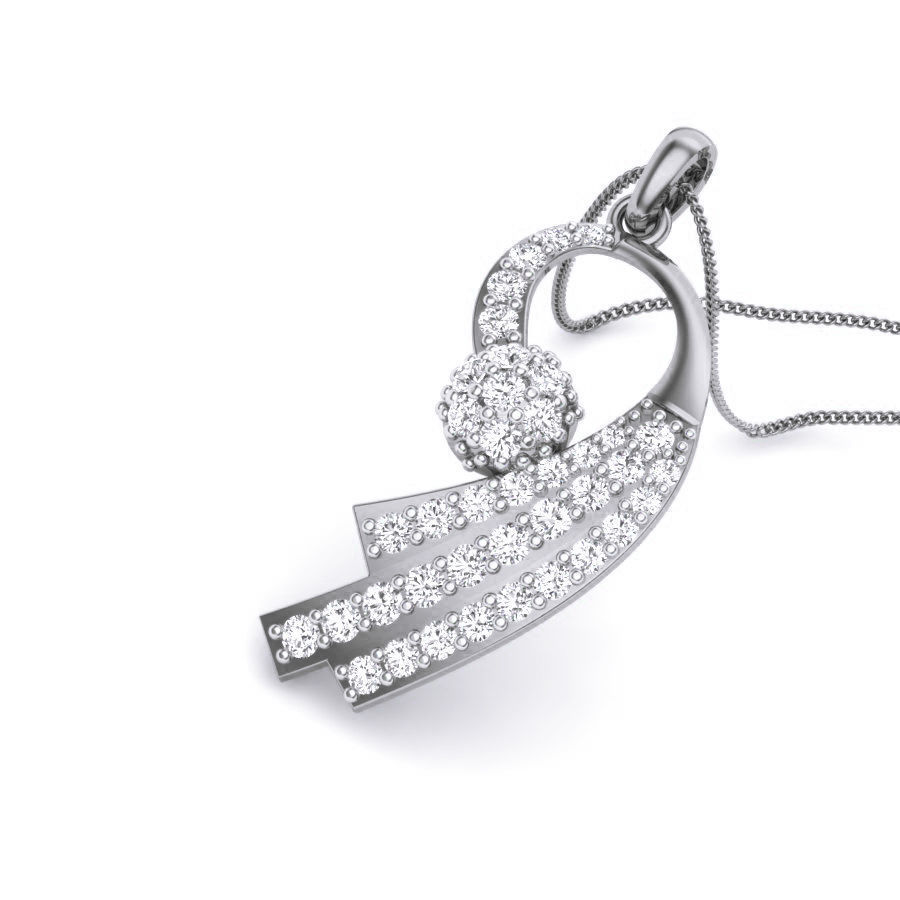 Diamond Pendant renders 3dm details 3D print model_2