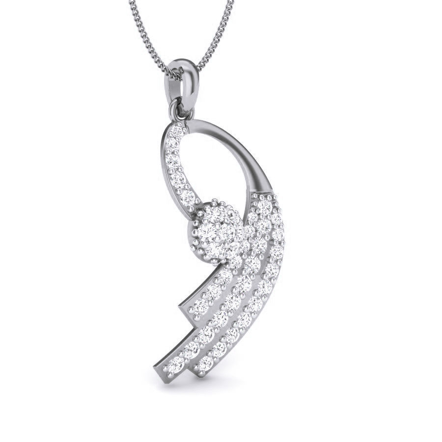 Diamond Pendant renders 3dm details 3D print model_8