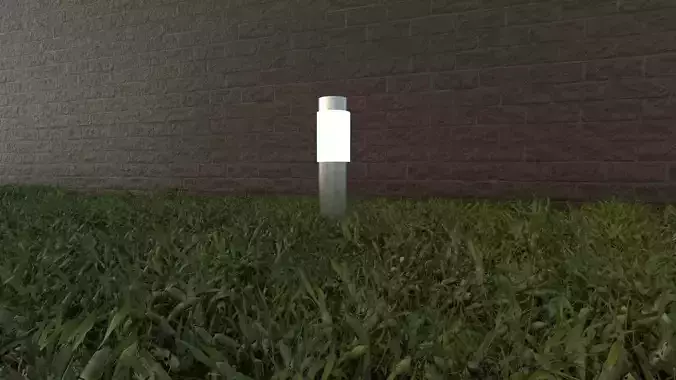 Minimalist Garden Lamp - 3D Model