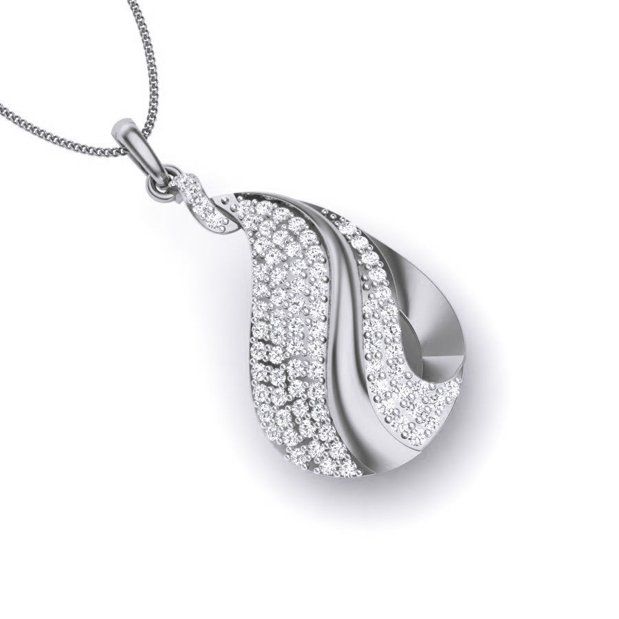 Diamond Pendant renders 3dm details 3D print model_8