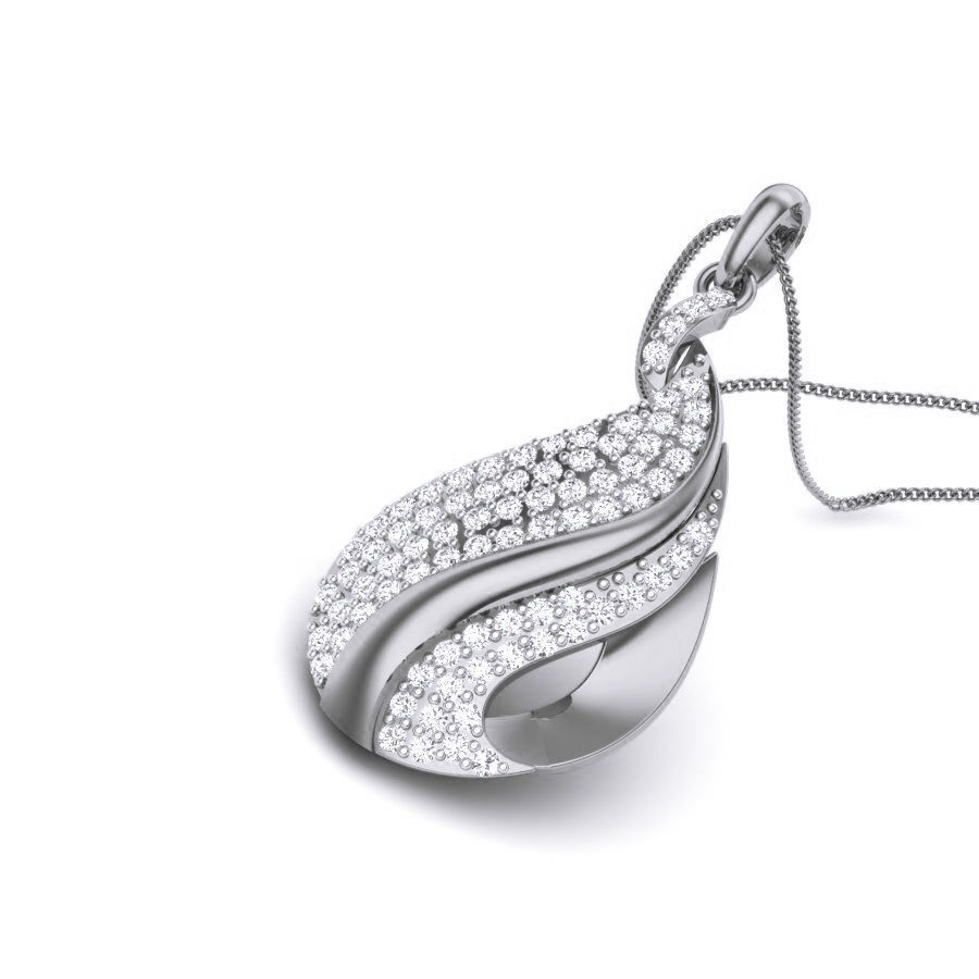 Diamond Pendant renders 3dm details 3D print model_1