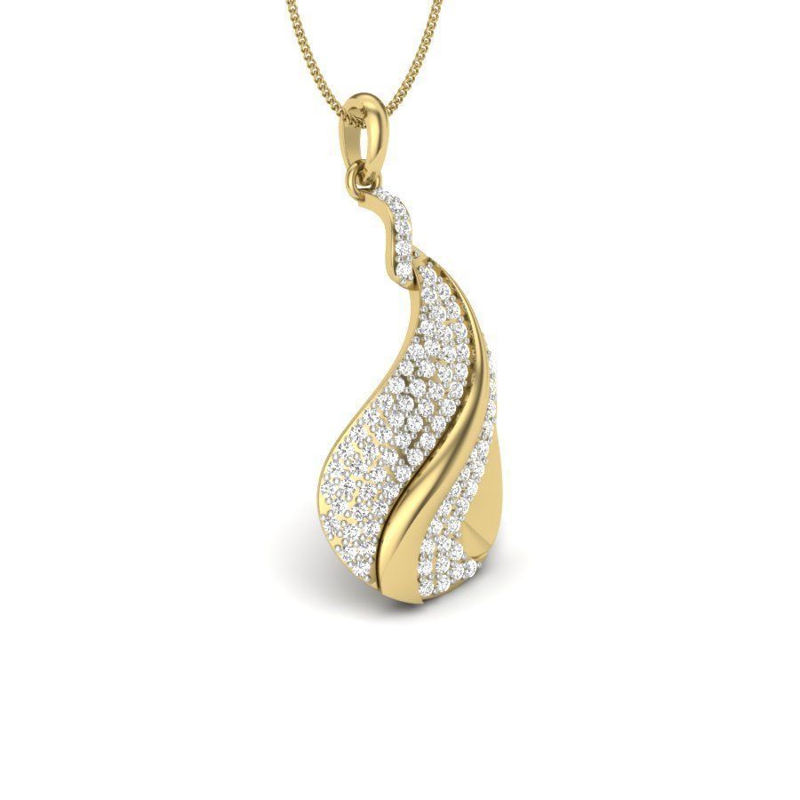 Diamond Pendant renders 3dm details 3D print model_4