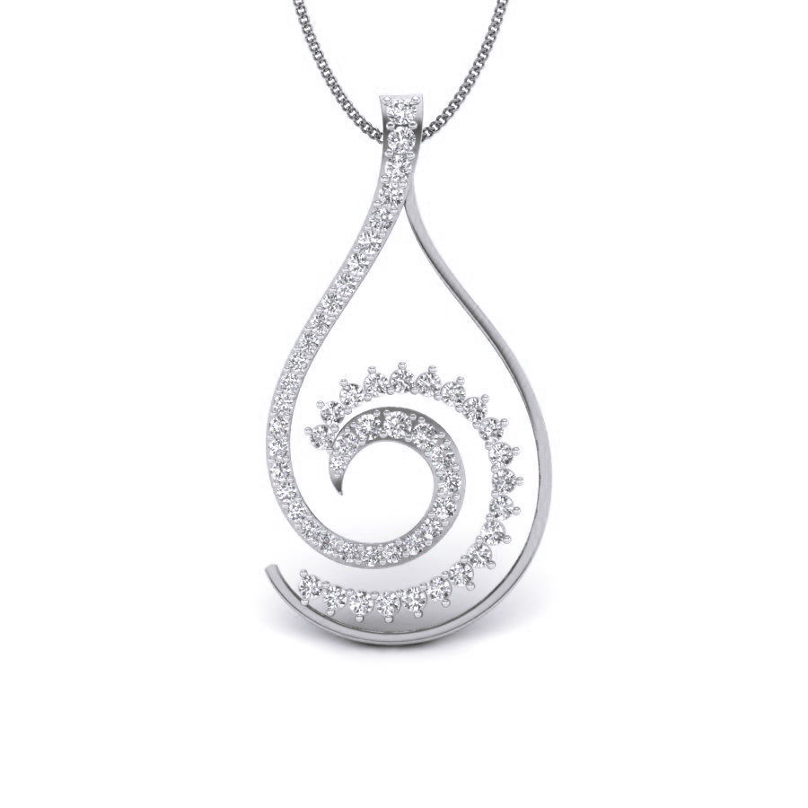 Diamond Pendant renders 3dm details 3D print model_5