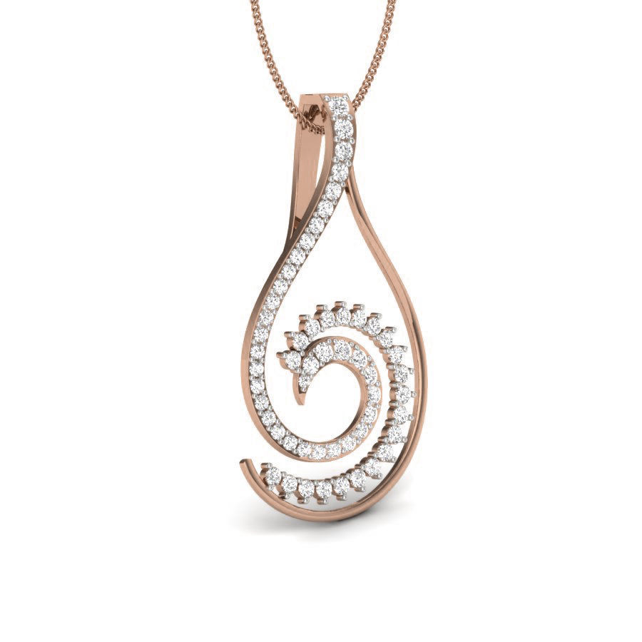 Diamond Pendant renders 3dm details 3D print model_9