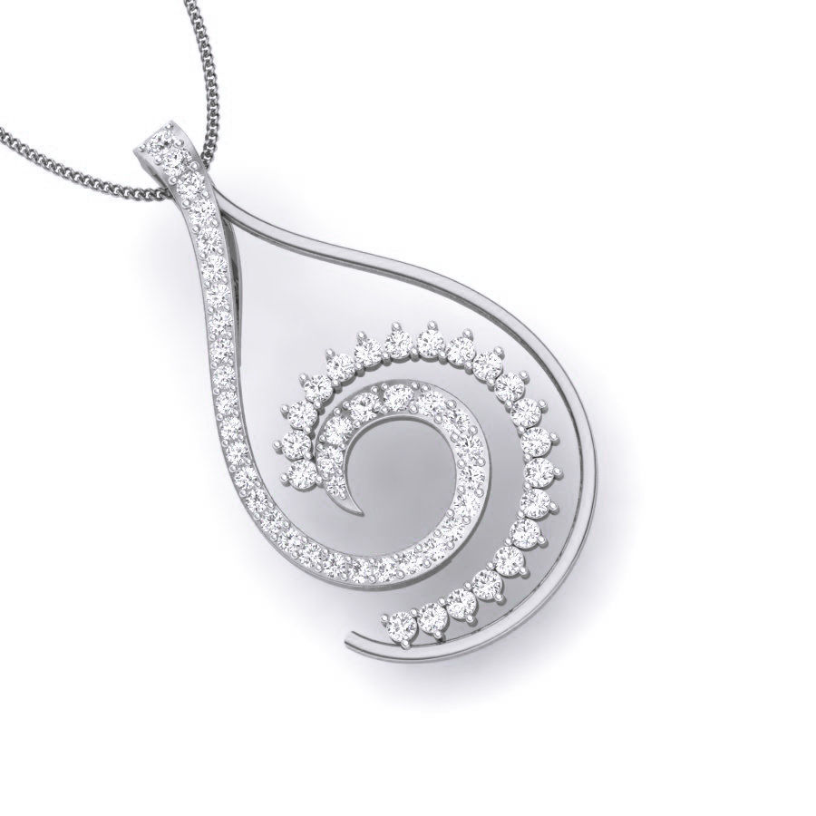 Diamond Pendant renders 3dm details 3D print model_12