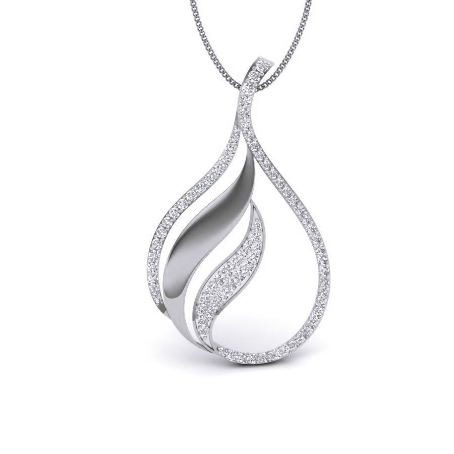 Diamond Pendant renders 3dm details 3D print model_14