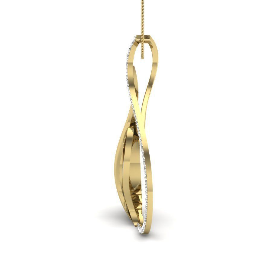 Diamond Pendant renders 3dm details 3D print model_10