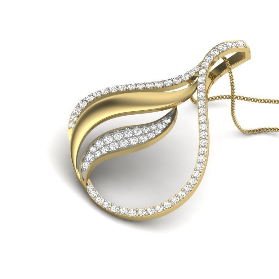 Diamond Pendant renders 3dm details 3D print model_1