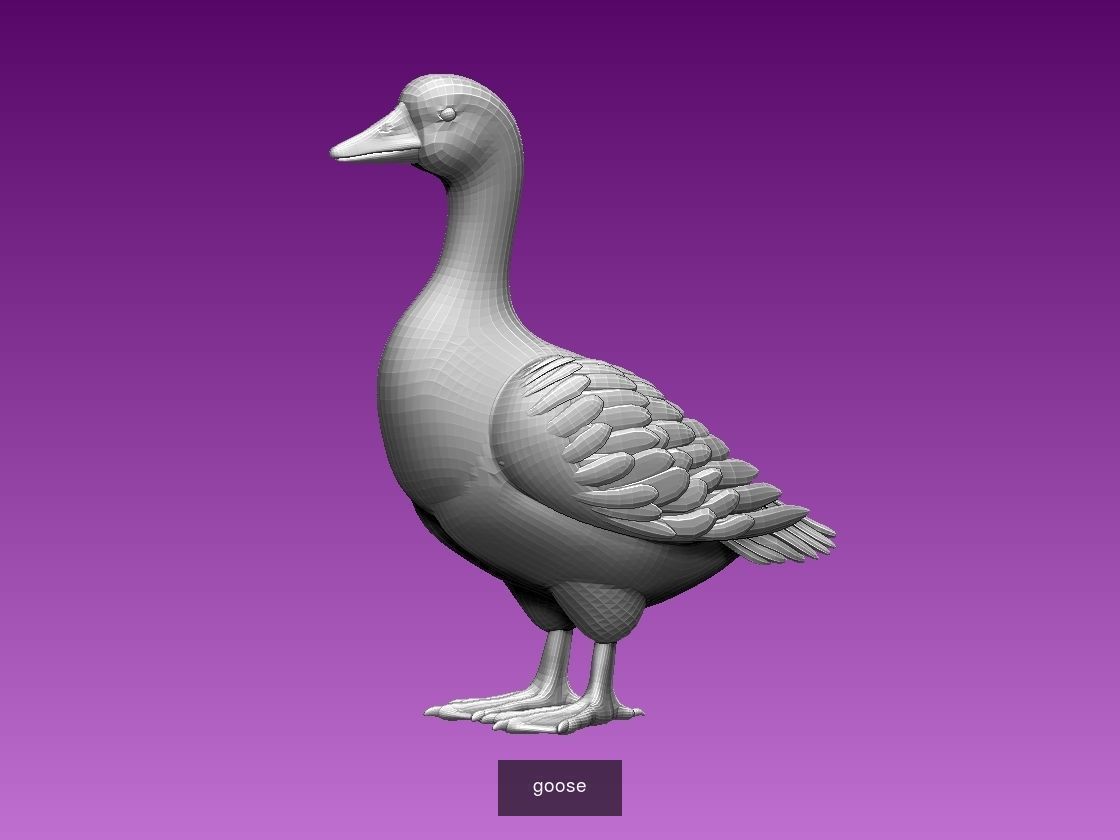 goose 3D Model Collection_5