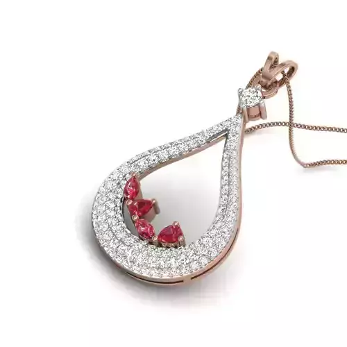 Diamond Pendant renders 3dm details