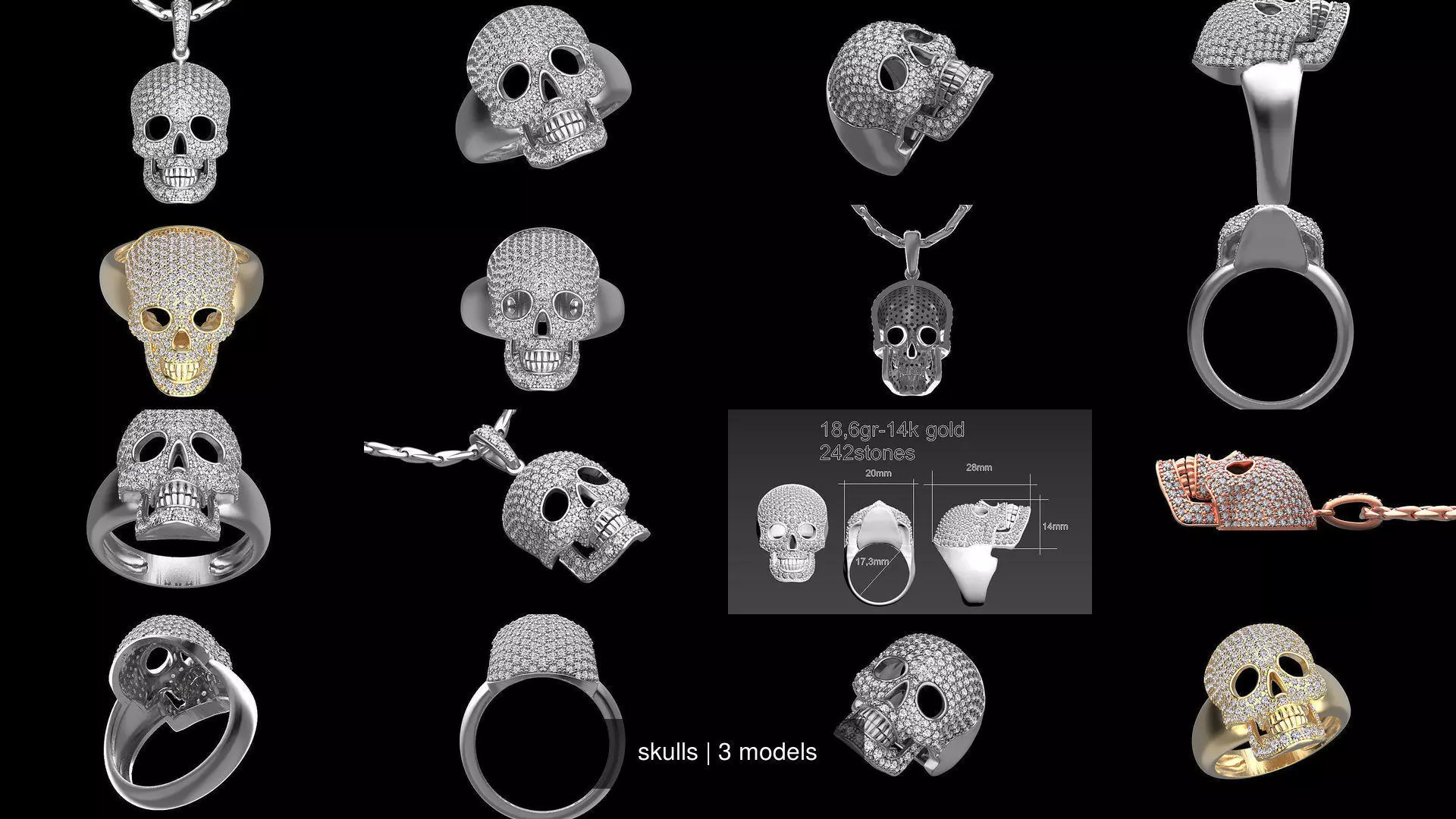 skulls 3D Model Collection_0