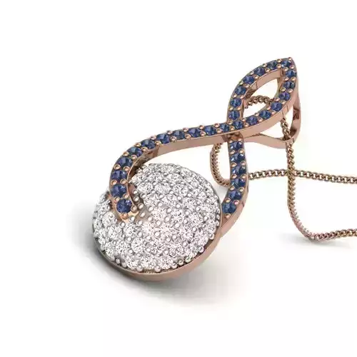 Diamond Pendant renders 3dm details