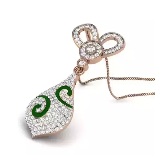 Diamond Pendant renders 3dm details