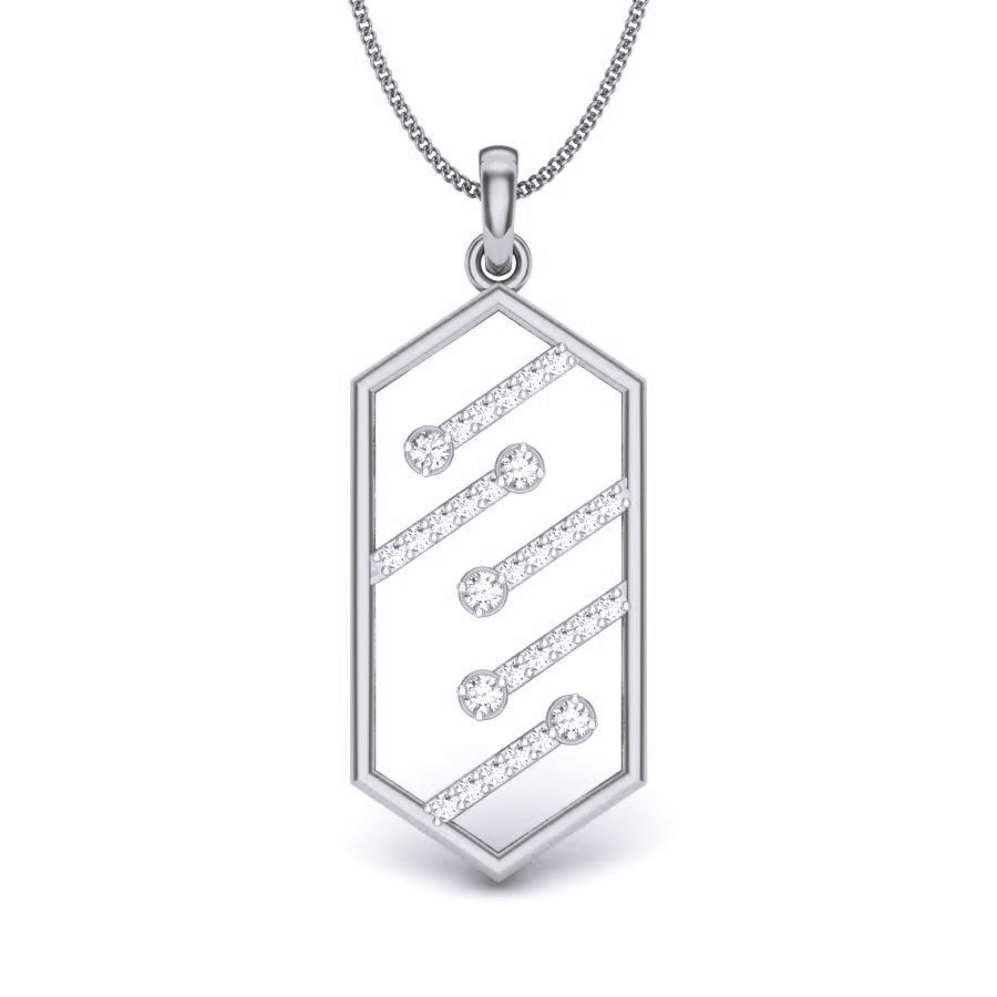 Diamond Pendant renders 3dm details 3D print model_4