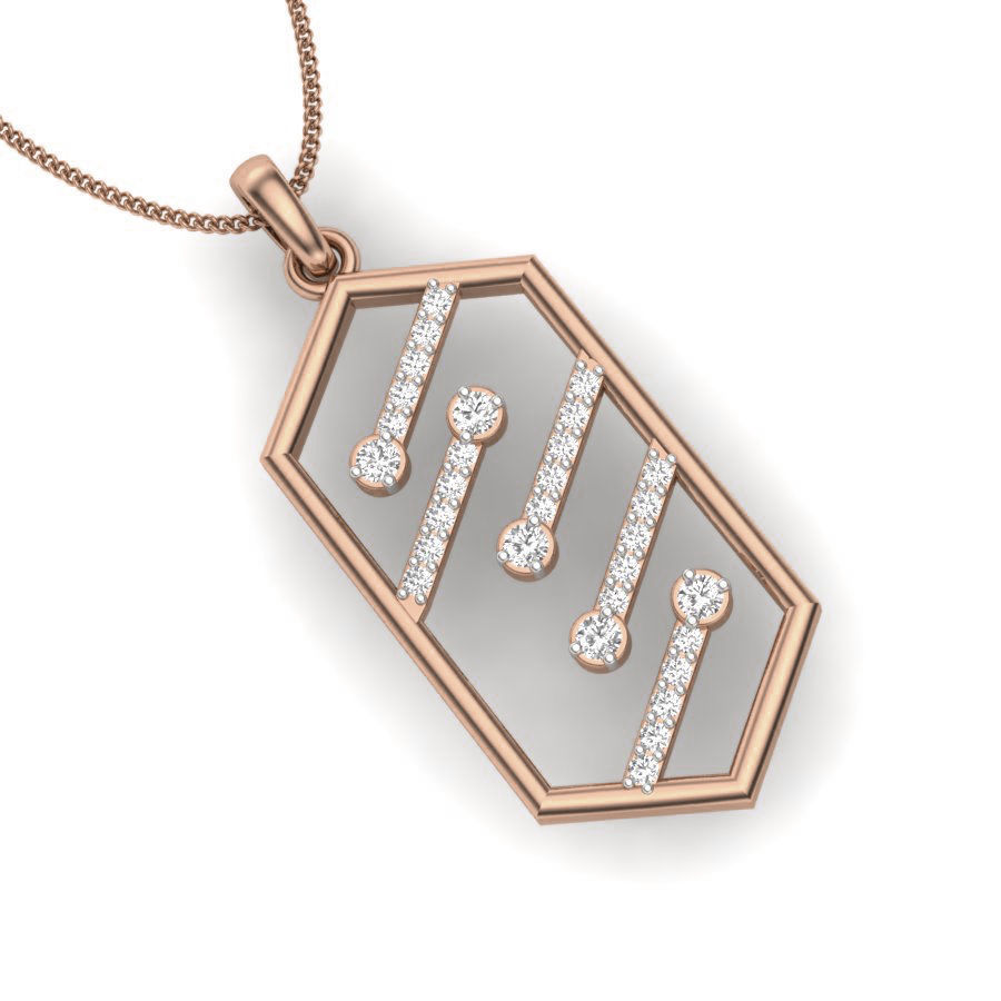 Diamond Pendant renders 3dm details 3D print model_12