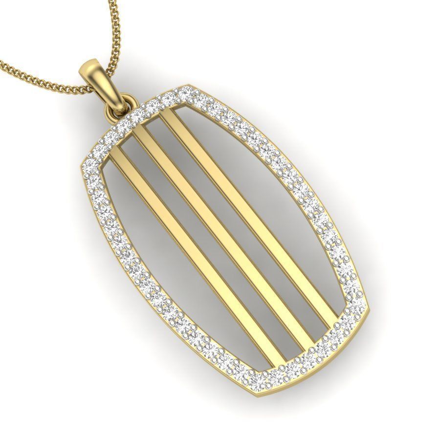 Diamond Pendant renders 3dm details 3D print model_7