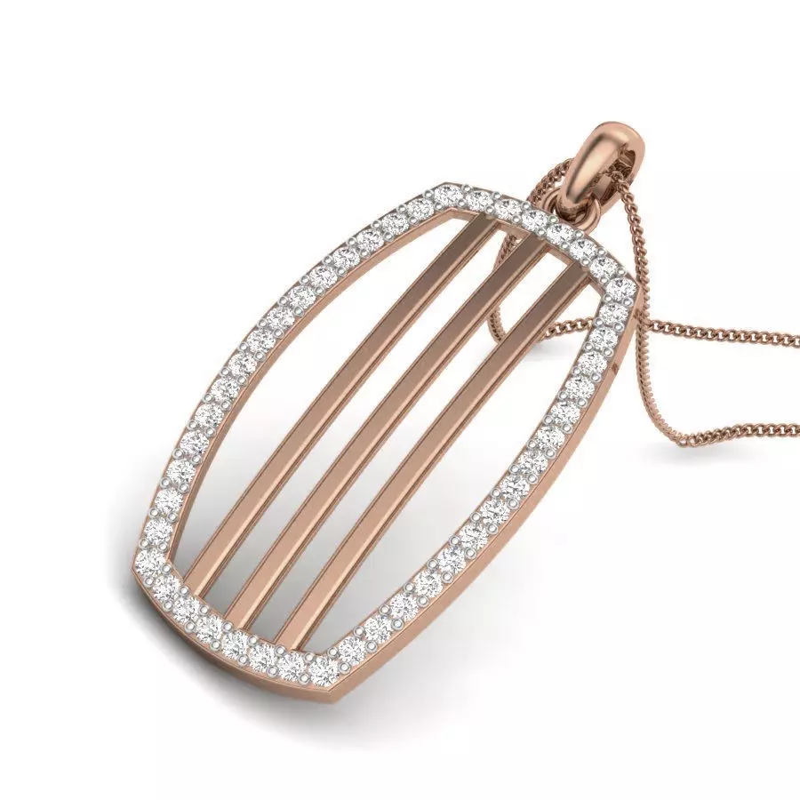 Diamond Pendant renders 3dm details 3D print model_0