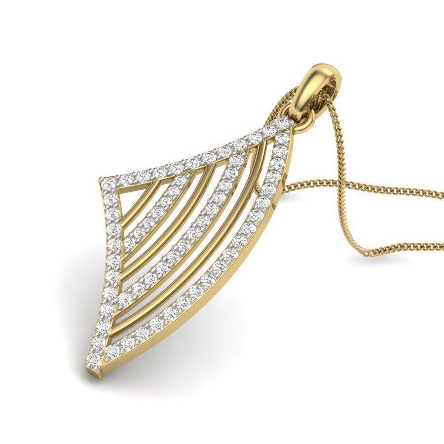 Diamond Pendant renders 3dm details 3D print model_1