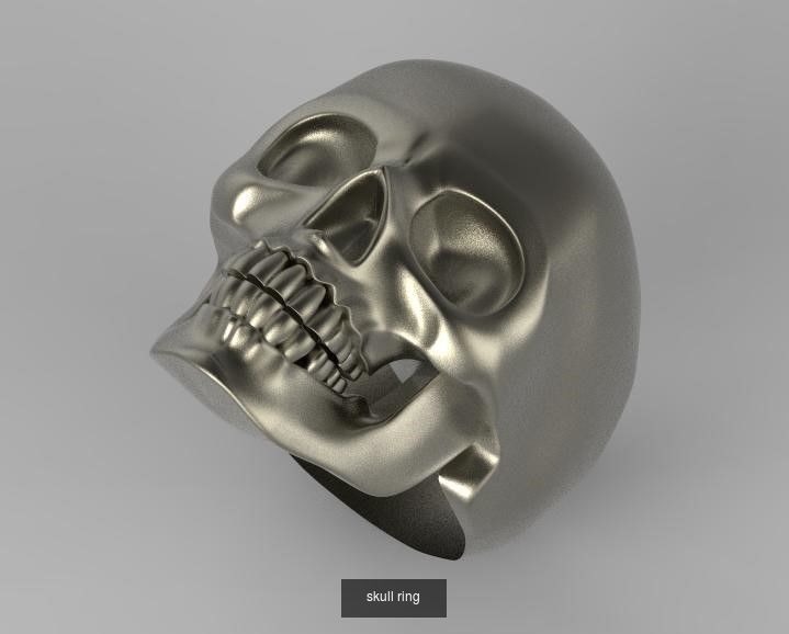 skull rings 3D Model Collection_1