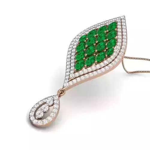 Diamond Pendant renders 3dm details